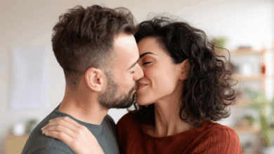 Stepdads Protect Your Marriage With HEDGES - a happy couple kissing