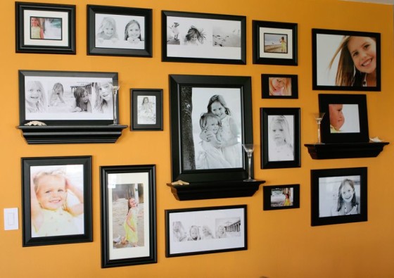 Chldren Photos on Wall