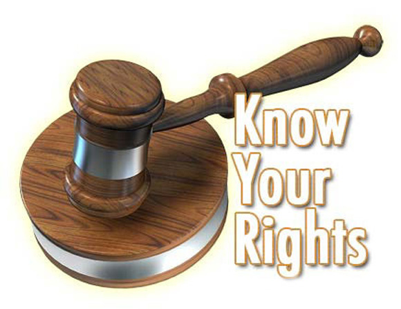 Know your legal rights