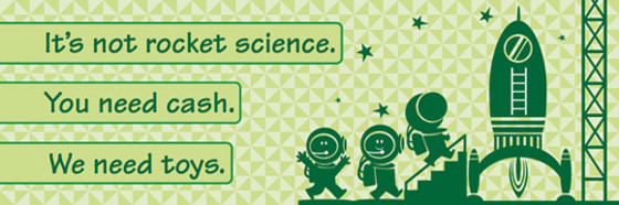 Sell your junk - It's not rocket science.  You need cash.  We need toys.