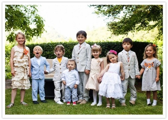 Children at wedding