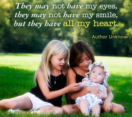 Adoption Quote About Three Sisters