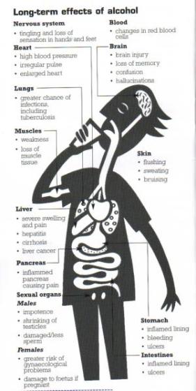 Teen rebellion - Long-term effects of alcohol