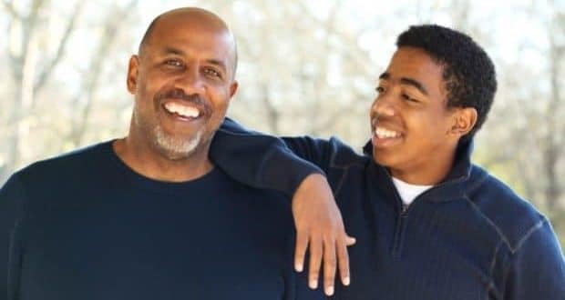 coping with life as a separated dad- a dad with his teen son
