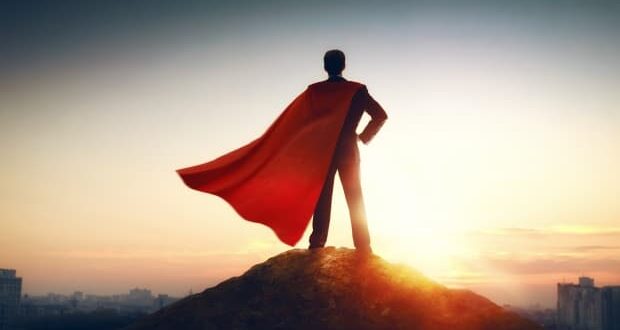 National Superhero Day - Superhero wearing a cape