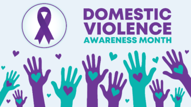 Raising awareness about domestic violence -Domestic Violence awareness month (DVAM) to raising awareness about domestic violence. Every October