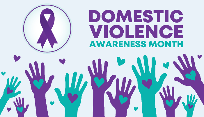 Raising awareness about domestic violence -Domestic Violence awareness month (DVAM) to raising awareness about domestic violence. Every October