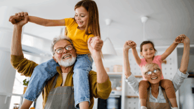 National Grandparents Day - grandparents enjoying time with grandkids