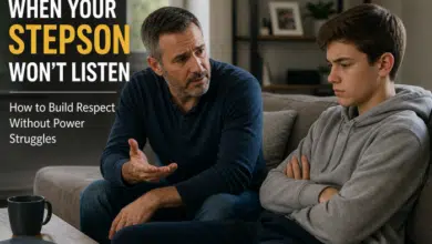 Stepson won't listen - stepdad trying to talk with his stepson