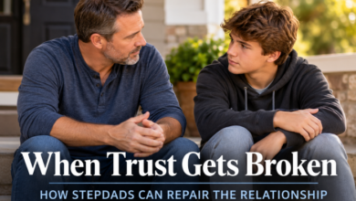 Rebuilding trust with stepchildren -Rebuilding-Trust-on-the-Front-Steps