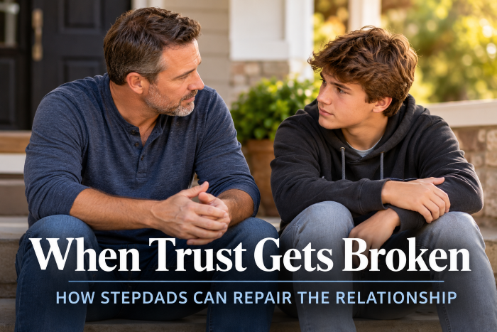 Rebuilding trust with stepchildren -Rebuilding-Trust-on-the-Front-Steps